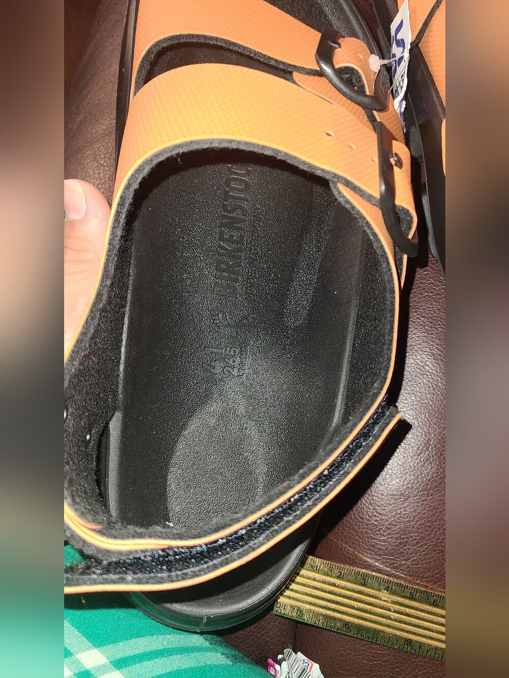Birkenstock Mogami Terra Orange Two-Strap Sandals EU 41 - Picture 7 of 7
